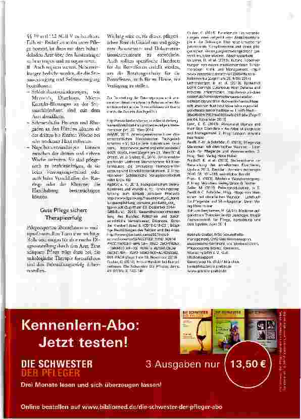 Vorschauseite 4: STOMAPFLEGE BEI GEZIELTER KREBSTHERAPIE