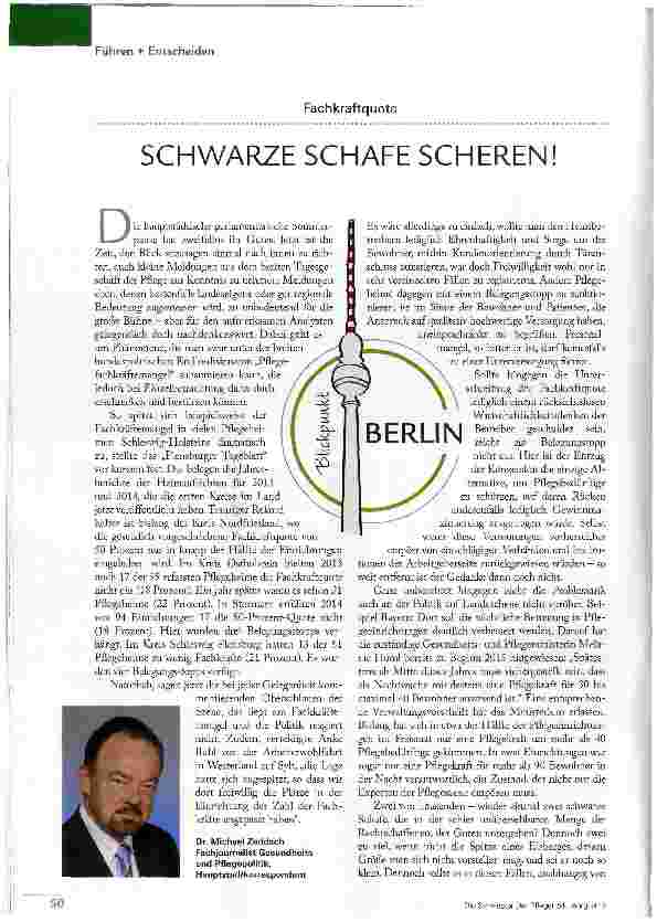 Vorschauseite 1: SCHWARZE SCHAFE SCHEREN!