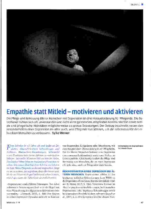 Vorschauseite 1: Empathie statt Mitleid - motivieren und aktivieren