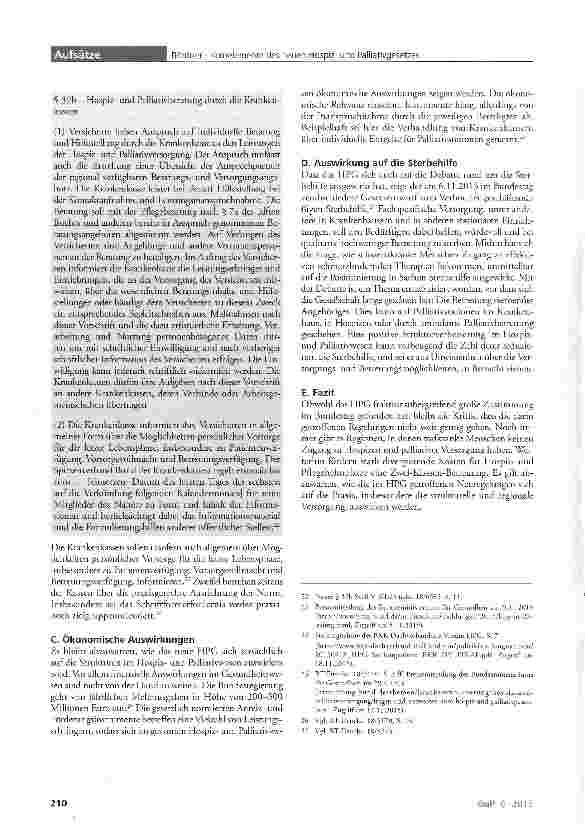 Vorschauseite 3: Kernelemente des neuen Hospizund Palliativgesetzes