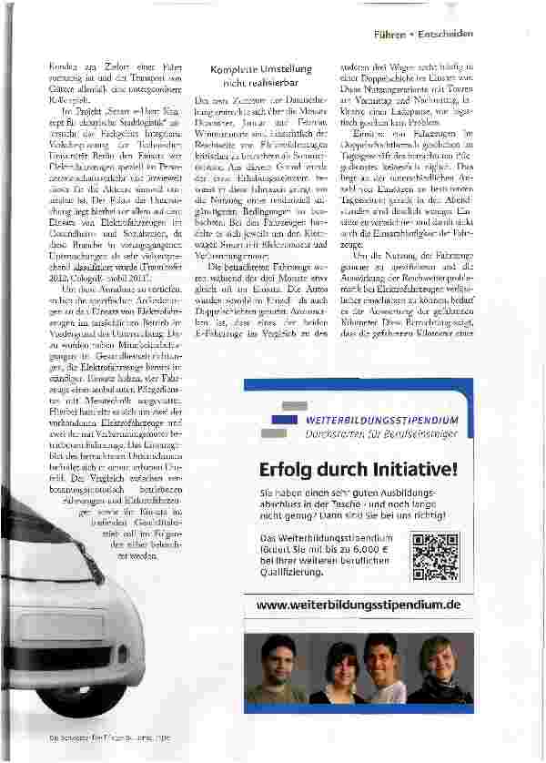 Vorschauseite 2: LOHNT DIE UMSTELLUNG AUF ELEKTROAUTOS?