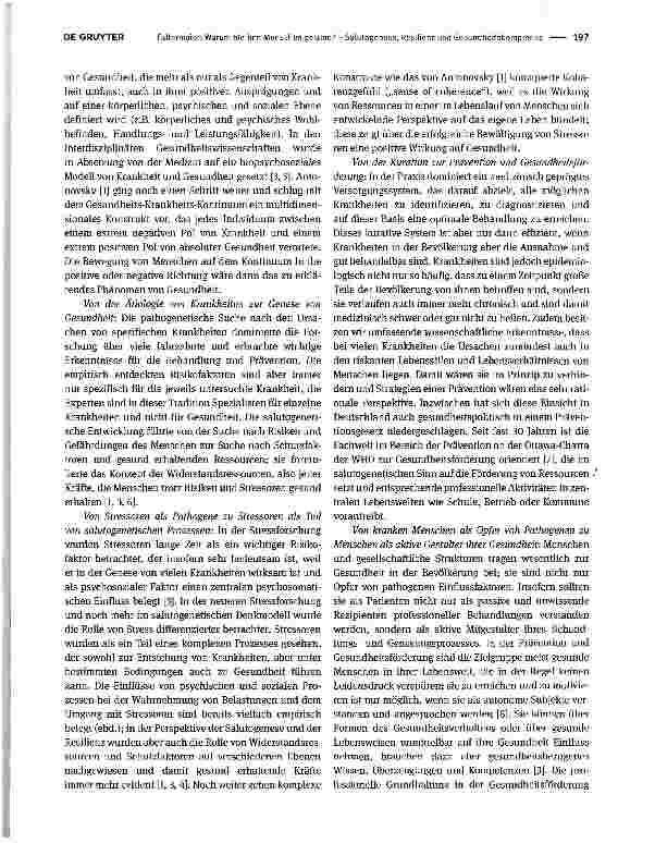 Vorschauseite 2: Warum bleiben Menschen gesund? - Salutogenese, Resilienz und Gesundheitskompetenz