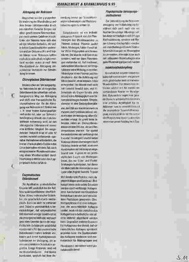 Vorschauseite 3: Dekubitalilcera: Wundproblematik und Therapiekonzept