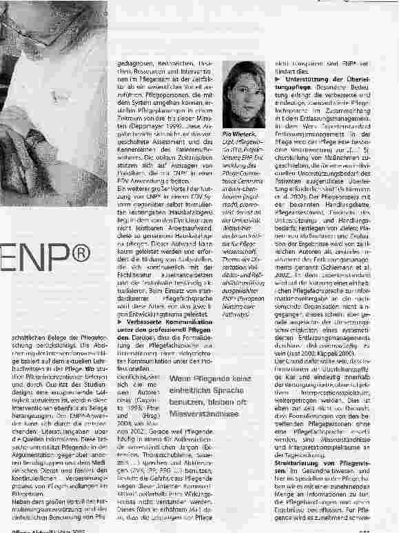 Vorschauseite 2: Pflegeprozessdokumentation mit der Fachsprache ENP