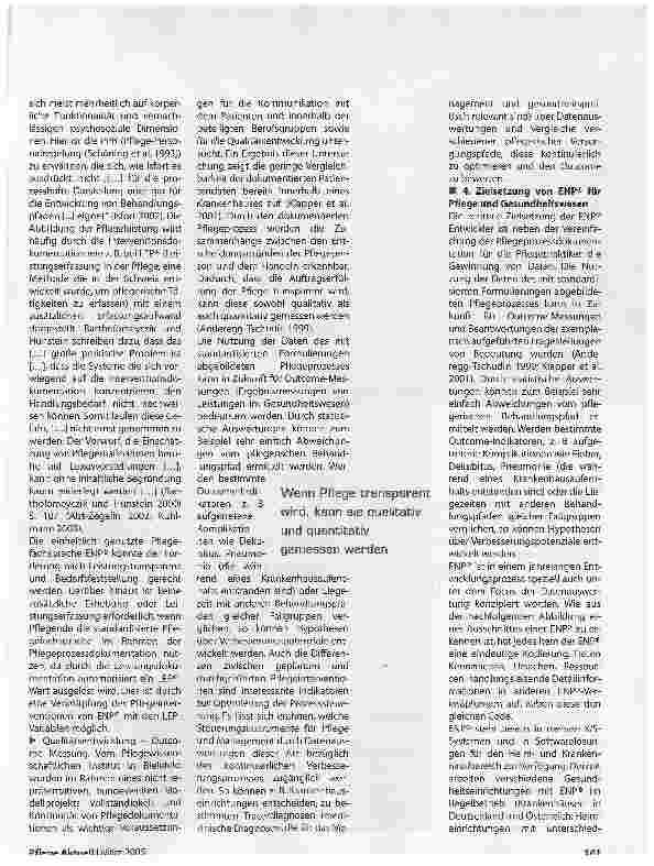 Vorschauseite 4: Pflegeprozessdokumentation mit der Fachsprache ENP