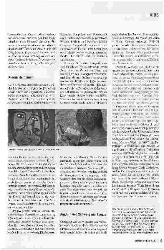 Vorschauseite 3: Ich schreibe dieses Buch für Dich, Assanda, meine Tochter...Memory Work mit HIV/Aidsbetroffenen in Afrika