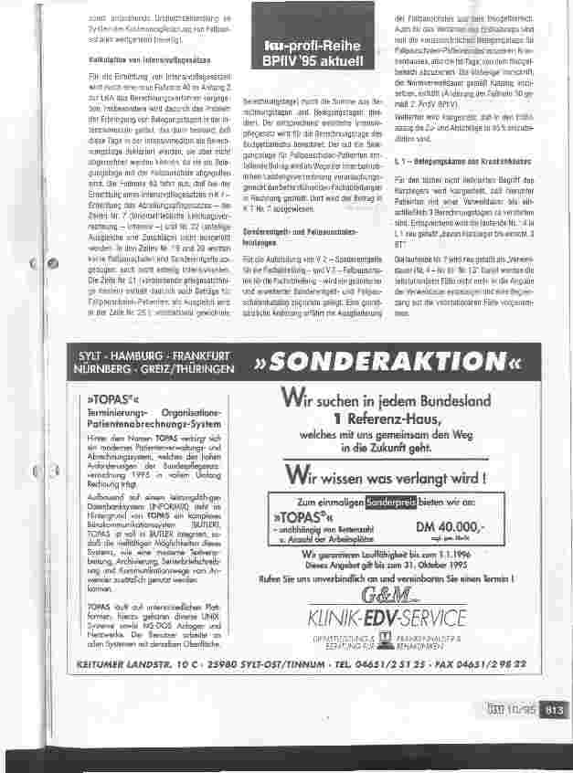 Vorschauseite 5: BPflV 95 ante portas Bundesrat beschließt 1. und 2. Änderungsverordnung BPflV