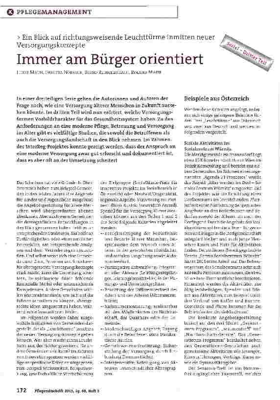 Vorschauseite 1: Immer am Bürger orientiert