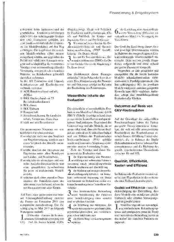 Vorschauseite 2: Überzeugende Versorgungsverträge?
