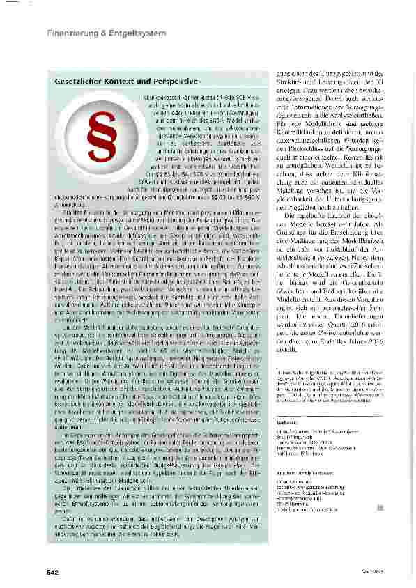 Vorschauseite 5: Überzeugende Versorgungsverträge?