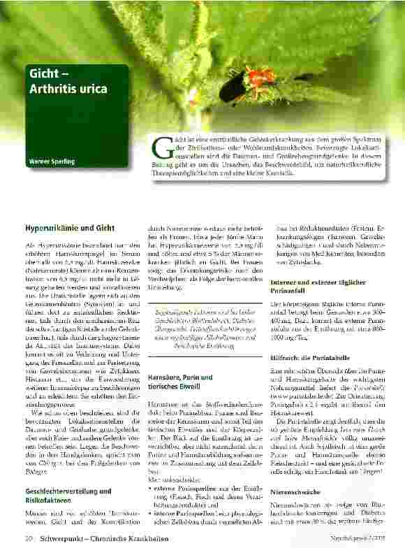 Vorschauseite 1: Gicht- Arthritis urica