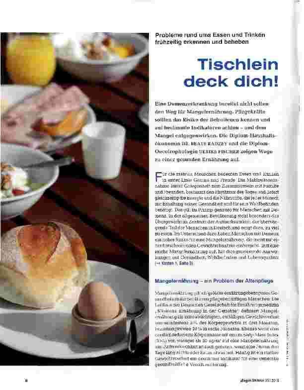 Vorschauseite 1: Tischlein deck dich!