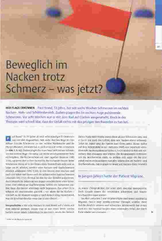 Vorschauseite 1: Beweglich im Nacken trotz Schmerz was jetzt?