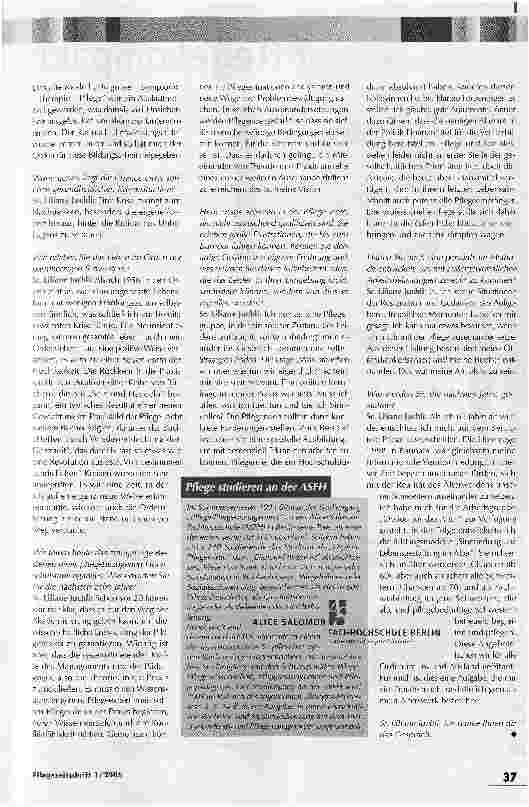 Vorschauseite 2: Handeln für eine menschliche Pflege: Ich glaube an die Kraft guter Argumente