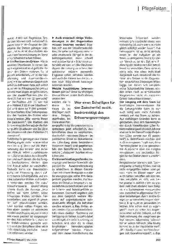 Vorschauseite 4: Aggressionen in der Psychiatrie