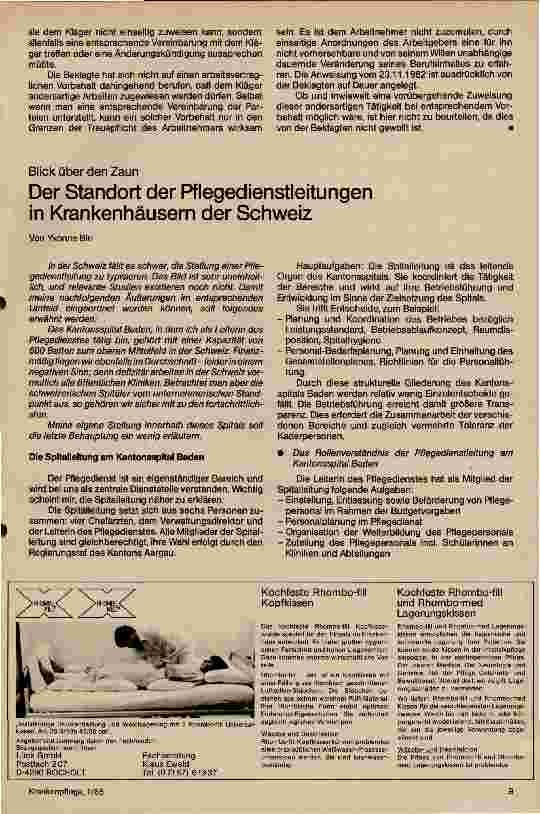Vorschauseite 3: Urteil des Arbeitsgerichts Essen, Klage eines Krankenpflegers gegen das Krankenhaus wegen Zumutung von Vor-Und Nacharbeiten bei Obduktione