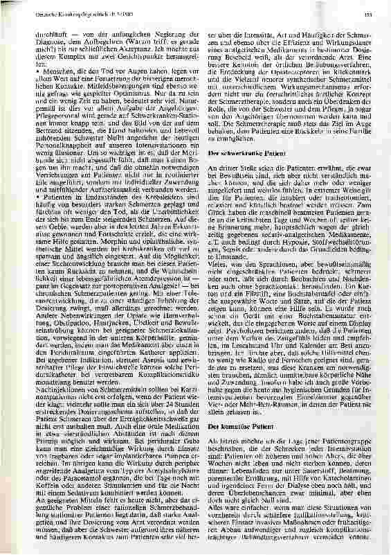 Vorschauseite 2: Aktuelle Probleme der Krankenpflege in medizinischen Grenzsituationen