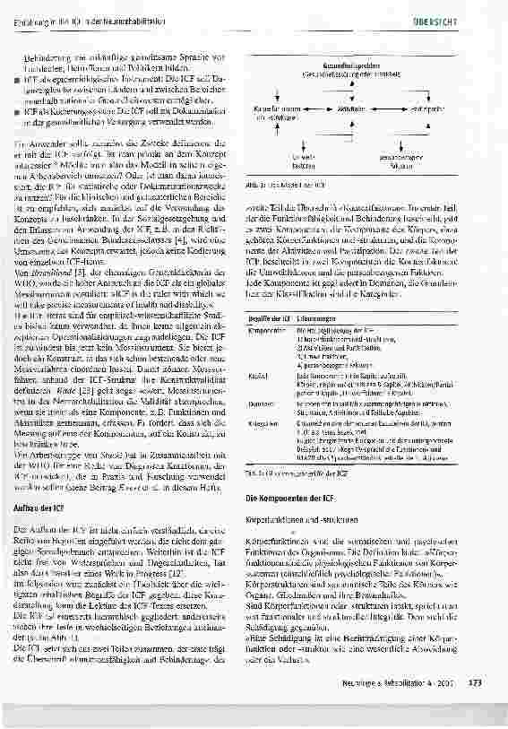 Vorschauseite 3: Einführung der ICF in die Neurorehabilitation