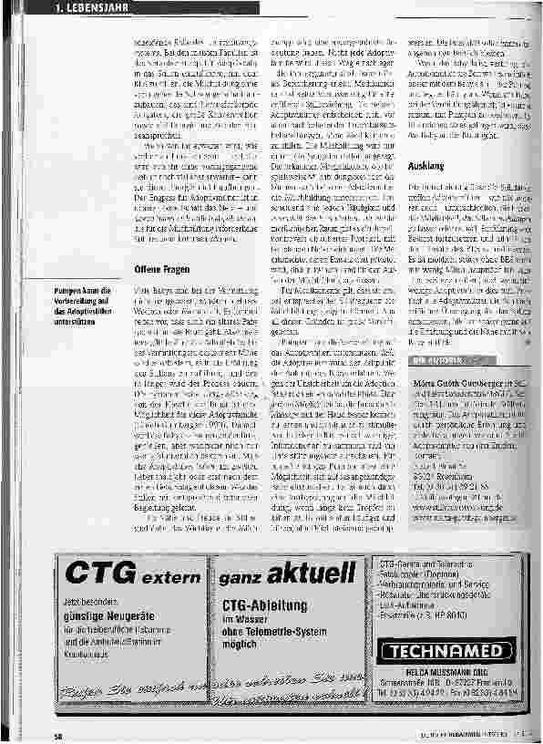 Vorschauseite 3: Adoptivstillen braucht Beistand