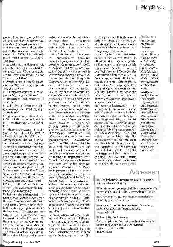 Vorschauseite 2: Computergesteuerte Kommunikationshilfen