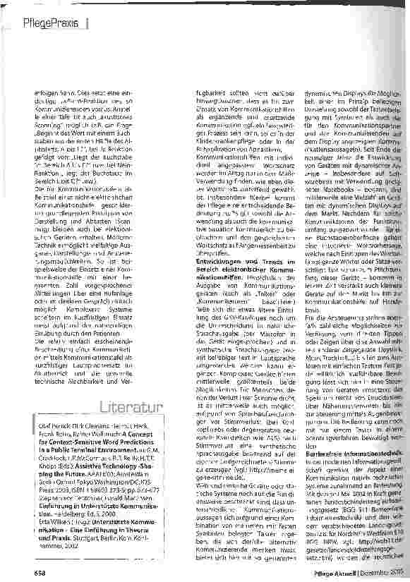 Vorschauseite 3: Computergesteuerte Kommunikationshilfen