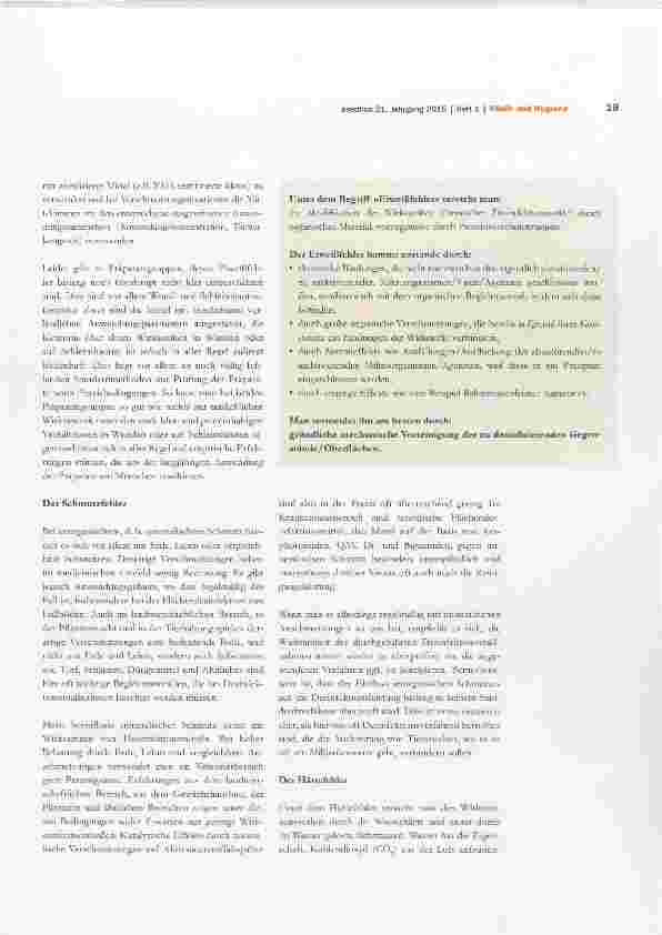 Vorschauseite 2: Fehler und Fehlervermeidung bei der Desinfektion (Fortsetzung)