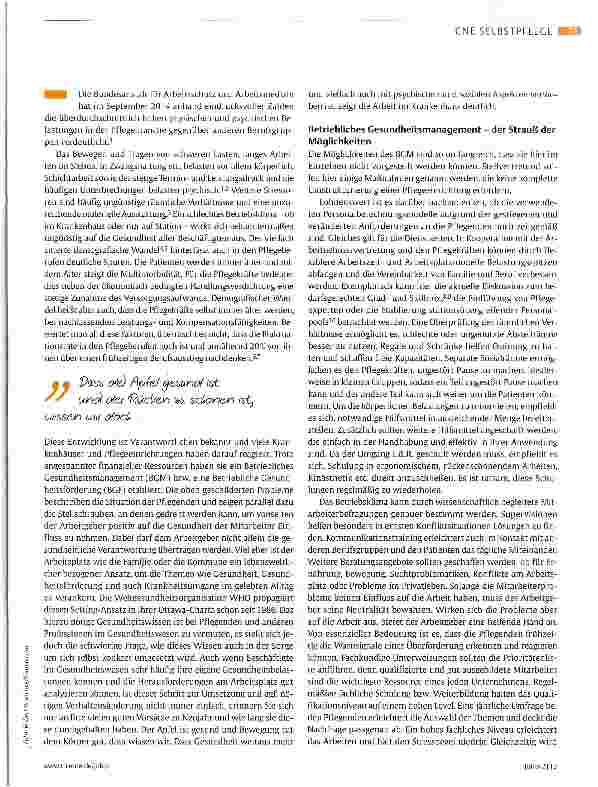 Vorschauseite 2: Gemeinsam gesund bleiben