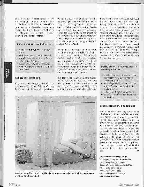 Vorschauseite 3: Intelligente Stoffe. Innovationen im Textilbereich