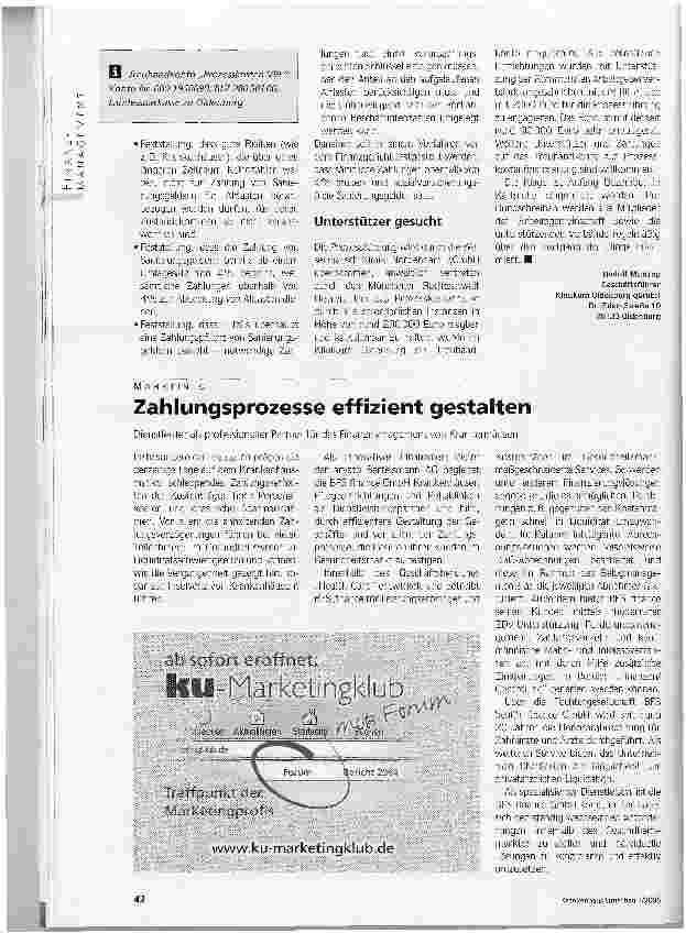 Vorschauseite 2: Jetzt wird geklagtArbeitsgemeinschaft von VBL-Mitgliedskrankenhäusernführt Musterklage gegen die VBL.
