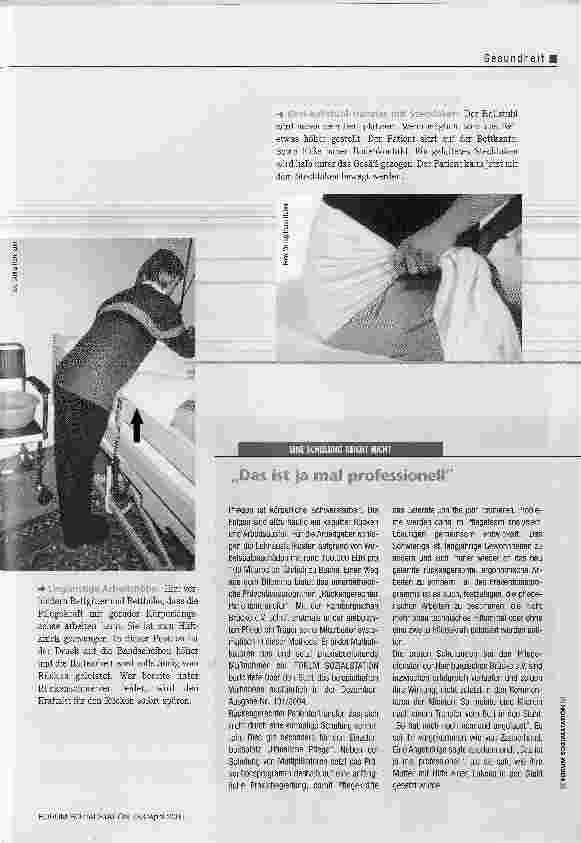 Vorschauseite 2: Wie von Zauberhand - Rückengerechter Patiententransfer, Teil II
