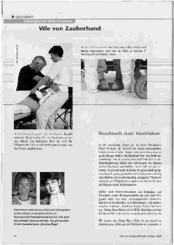 Vorschauseite 3: Wie von Zauberhand - Rückengerechter Patiententransfer, Teil II