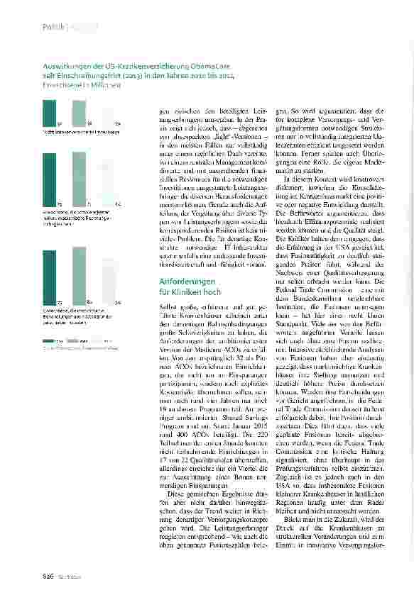 Vorschauseite 3: Gesundheitsreform in den USA Heikles Wachstum