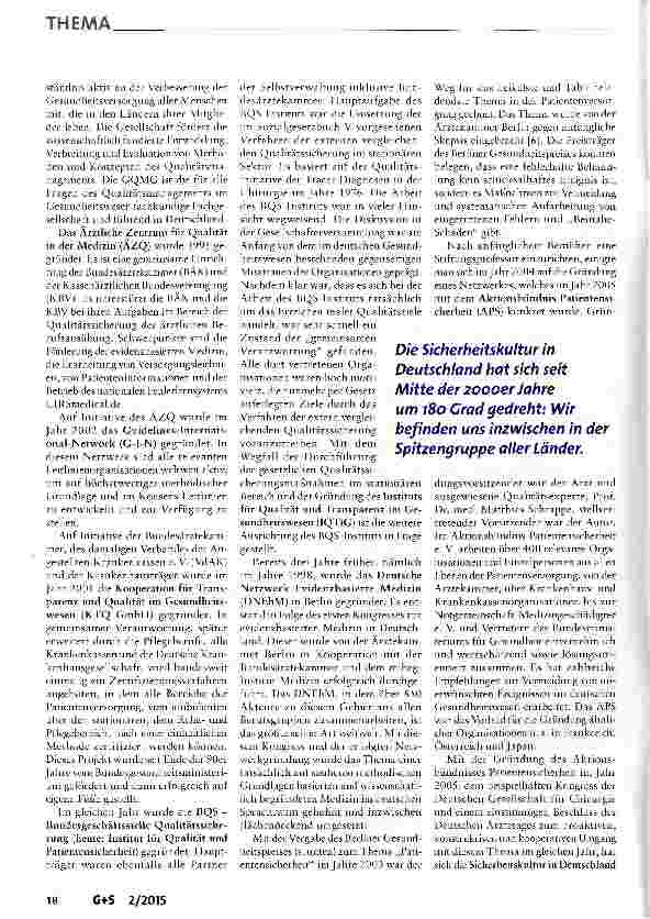 Vorschauseite 4: Qualität - Instrument oder Kern professioneller Werterhaltung im Gesundheitswesen?