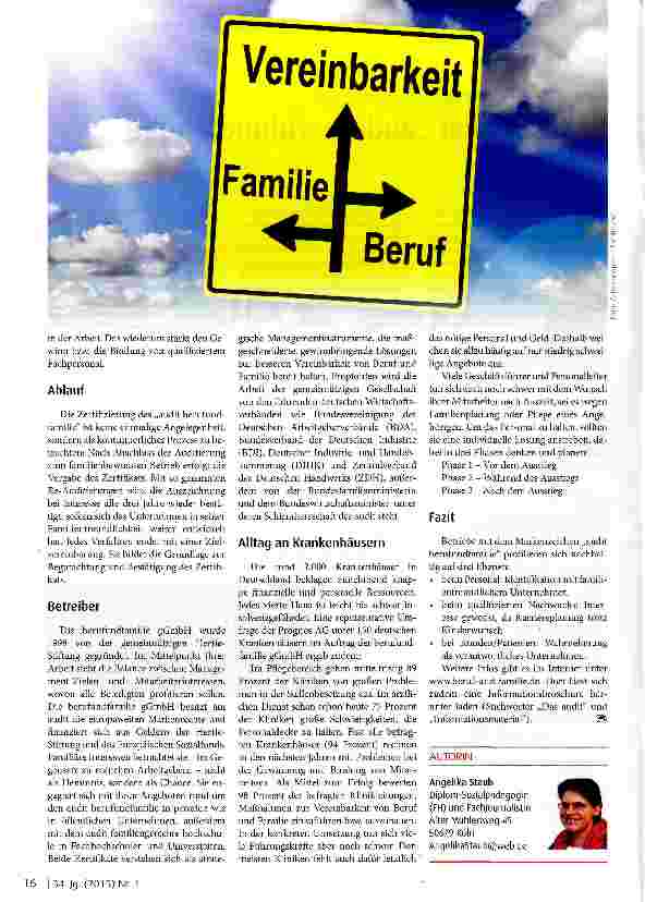 Vorschauseite 2: Das Zertifikat audit berufundfamilie