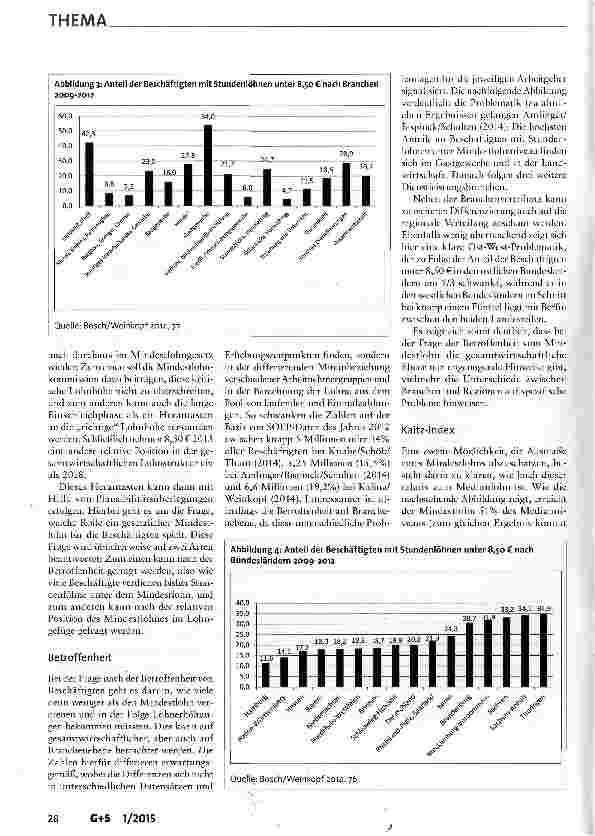 Vorschauseite 6: Niedriglohnbeschäftigung und Mindestlohn