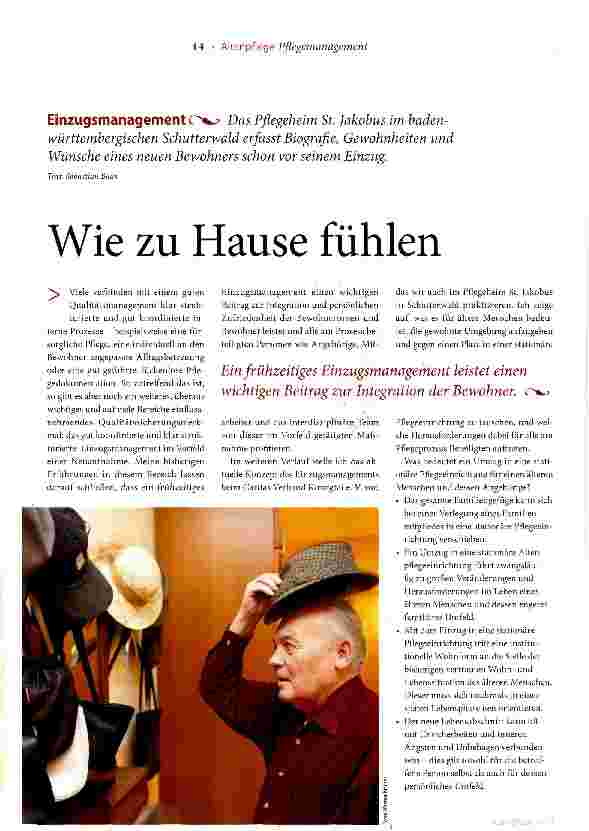 Vorschauseite 1: Wie zu Hause fühlen