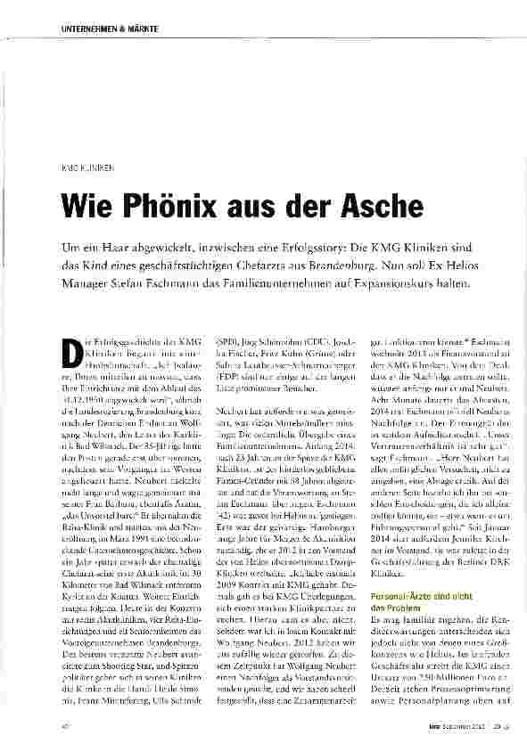 Vorschauseite 1: Wie Phönix aus der Asche