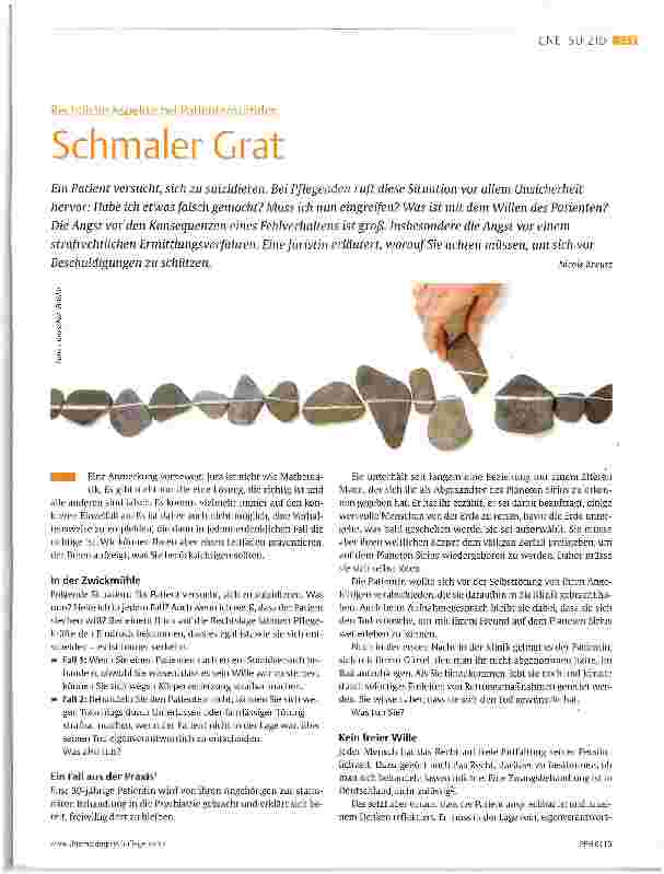 Vorschauseite 1: Schmaler Grat