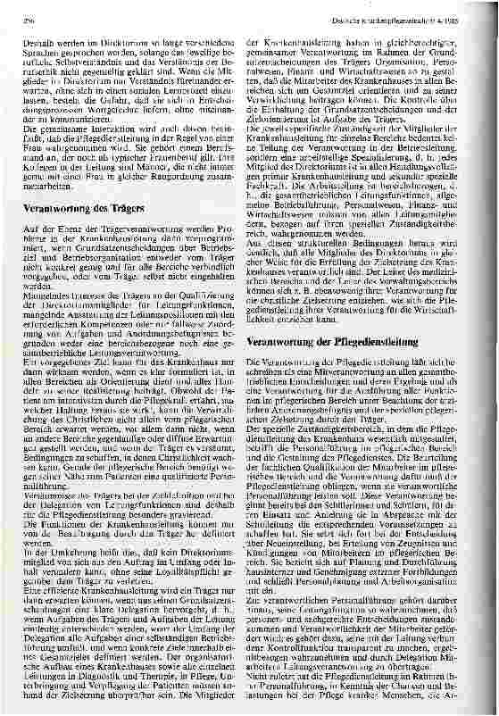 Vorschauseite 3: Bedeutung der Pflegedienstleitung-Problematik ihrer Position Diskussionspapier der Kath. Arbeitsgemeinschaft f. Krankenpflege