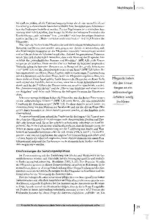 Vorschauseite 6: Weg mit HindernissenPflegekräfte im Spannungsfeld von Sozialorientierung und Ökonomisierung