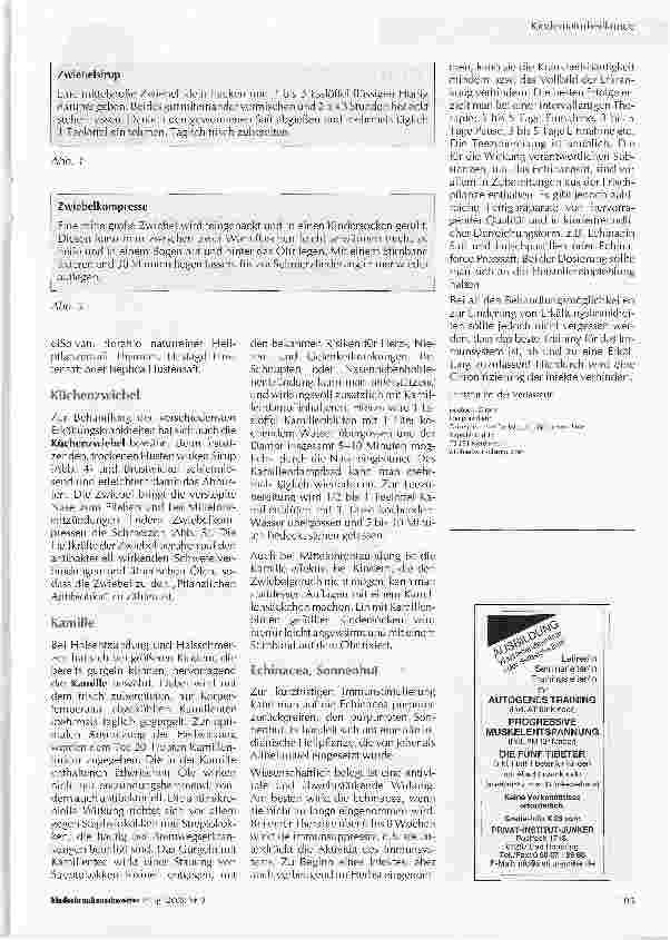 Vorschauseite 4: Naturheilkundliche Therapie von Atemwegserkrankungen im Kindesalter