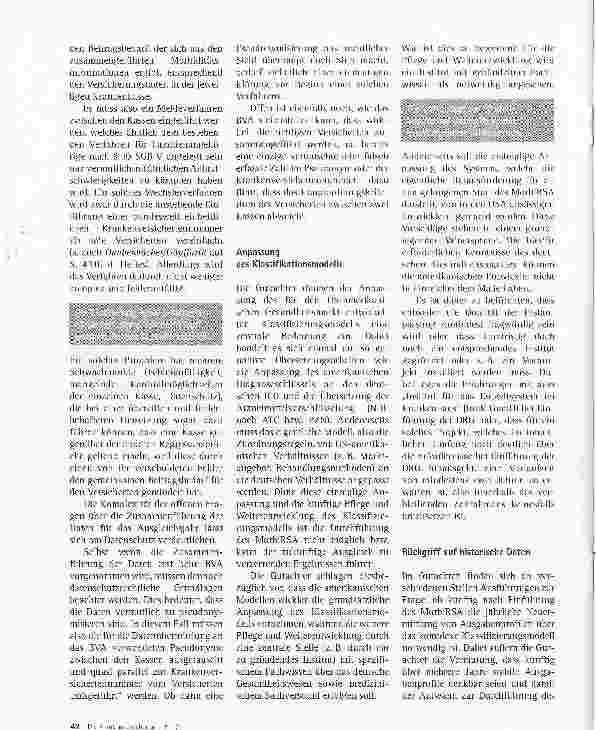 Vorschauseite 3: Morbiditätsorientierter RSA Ja, aber ...