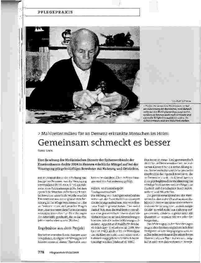 Vorschauseite 1: Gemeinsam schmeckt es besser