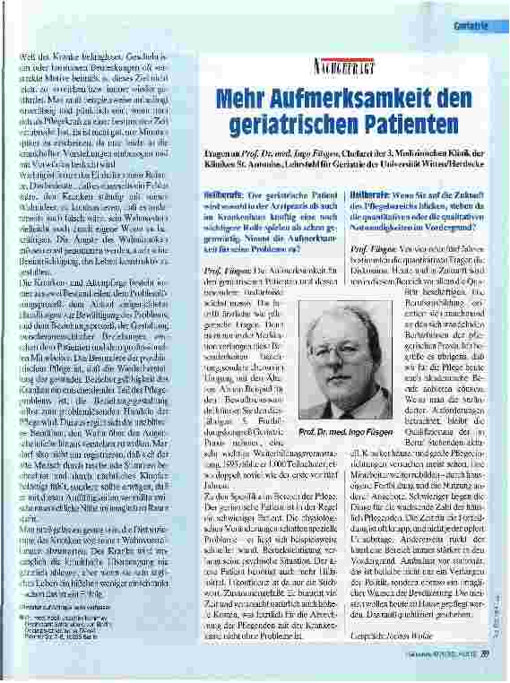Vorschauseite 2: Wahn im Alter Psychiatrischer Tatbestand mit Rätseln