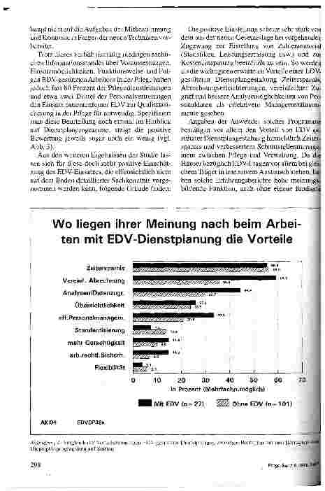 Vorschauseite 6: EDV in der Krankenpflege: Pflegespezifische Anforderungen an Dienstplanprogramme
