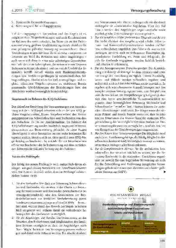 Vorschauseite 6: Sterbesituation in stationären Pflegeeinrichtungen