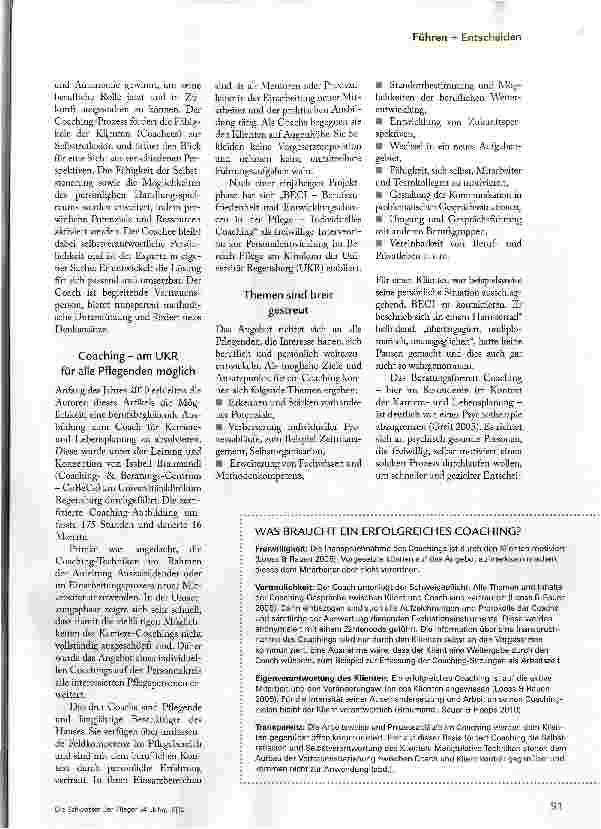 Vorschauseite 2: Pflegende coachen Pflegende