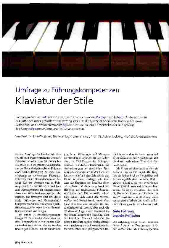 Vorschauseite 1: Klaviatur der Stile