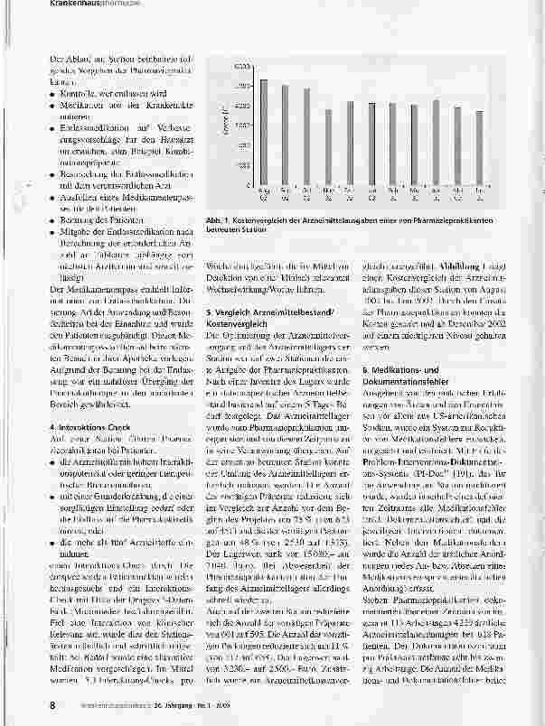 Vorschauseite 4: Ergebnisse des Projektes P-STAT -Pharmaziepraktikanten auf Station