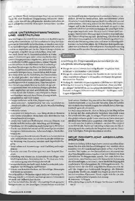 Vorschauseite 4: ERPROBUNG DER RICHTLINIENORIENTIERTEN AUSBILDUNG IN NORDRHEIN-WESTFALEN